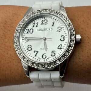 Silver & White Rumours Men’s Watch